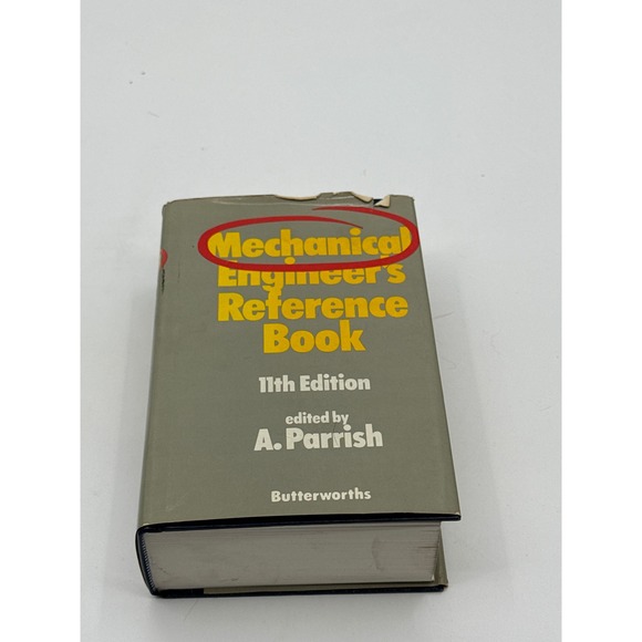 Other - Mechanical Engineer's Reference Book 11th Edition A Parrish Butterworths 1980